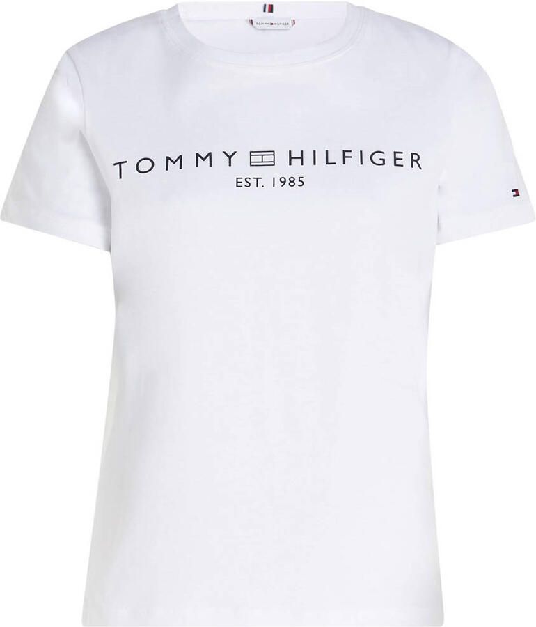 Tommy Hilfiger Shirt met korte mouwen REG CORP LOGO C-NK met logo en borduursel - Foto 5