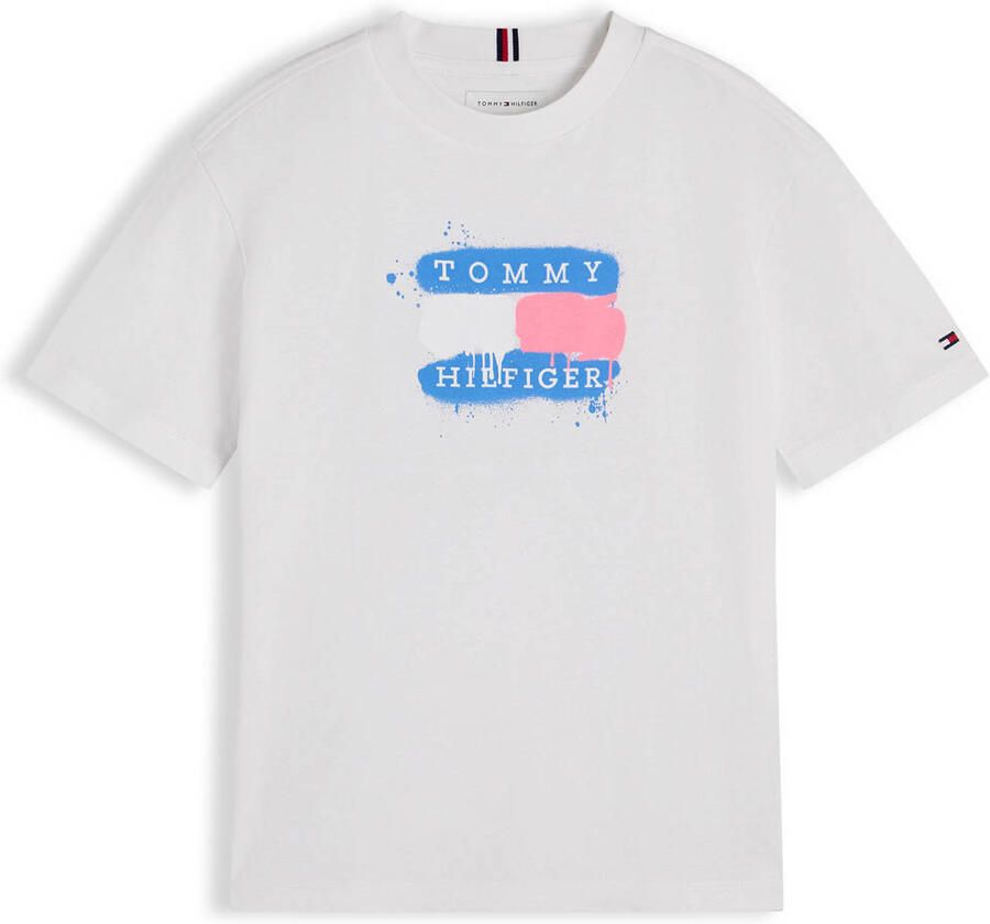 Tommy Hilfiger T-shirt met logo wit