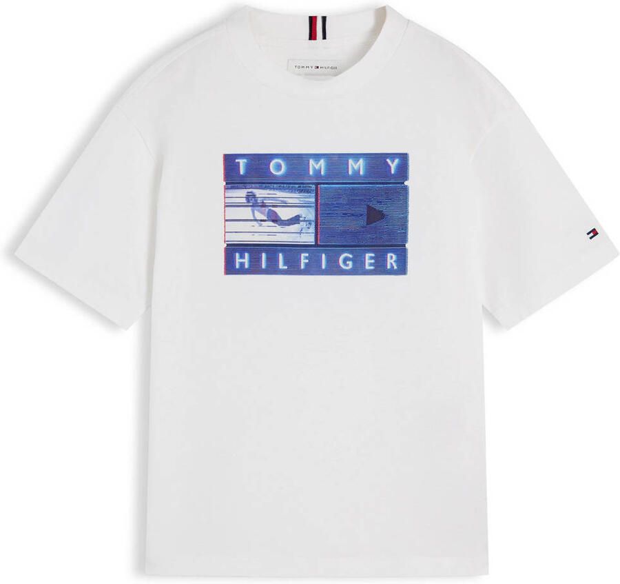 Tommy Hilfiger T-shirt met logo wit