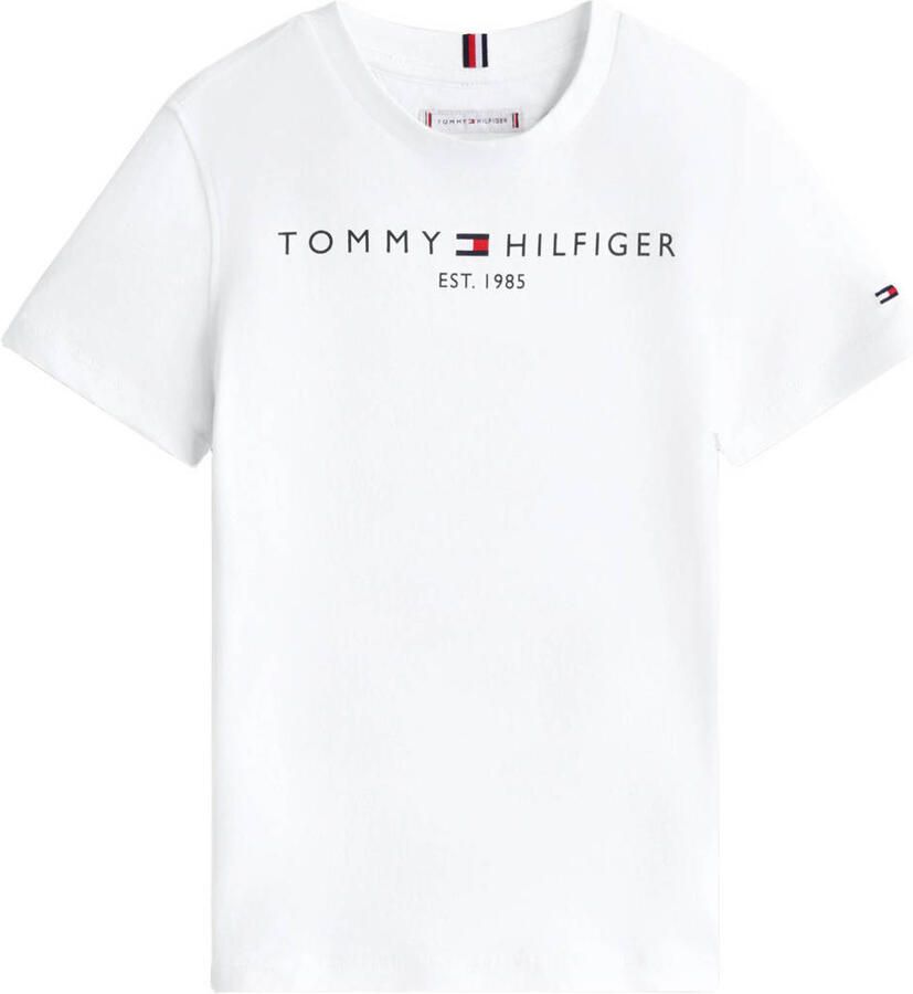 Tommy Hilfiger T-shirt ESSENTIAL TEE Kinderen Kids Junior MiniMe voor en