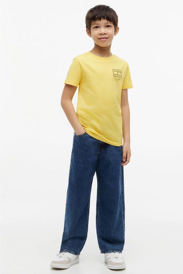 Tommy Hilfiger T-shirt met print geel - Foto 2