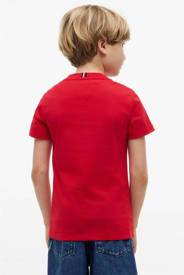 Tommy Hilfiger T-shirt met print rood - Foto 2
