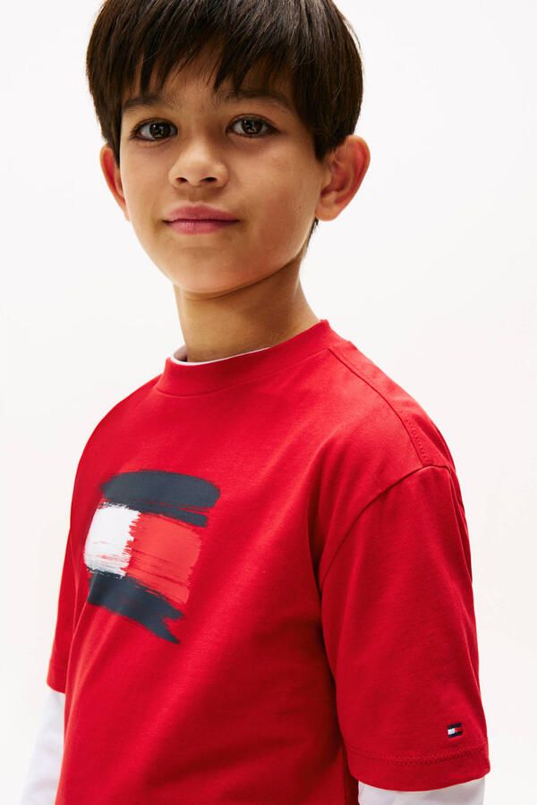 Tommy Hilfiger T-shirt rood - Foto 1