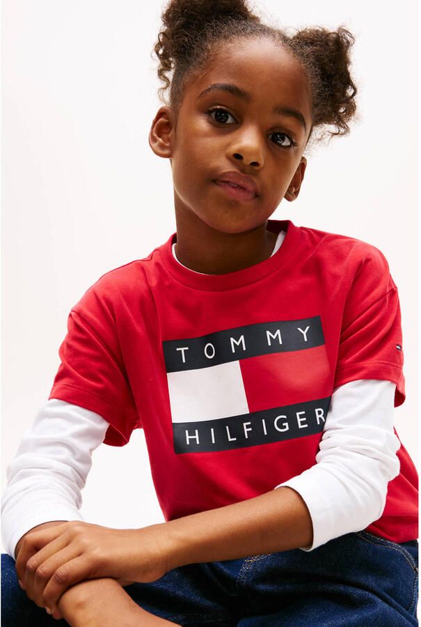Tommy Hilfiger T-shirt rood - Foto 2