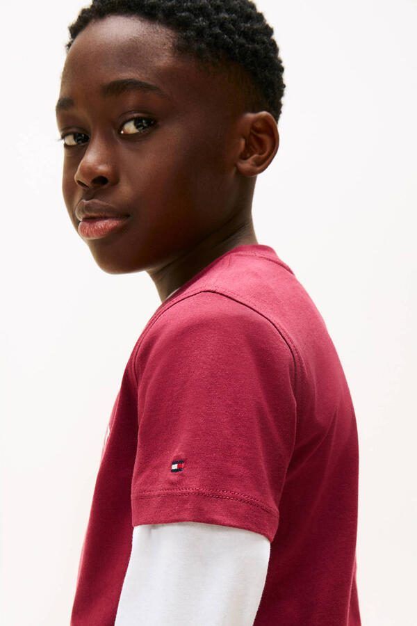Tommy Hilfiger T-shirt rood - Foto 3