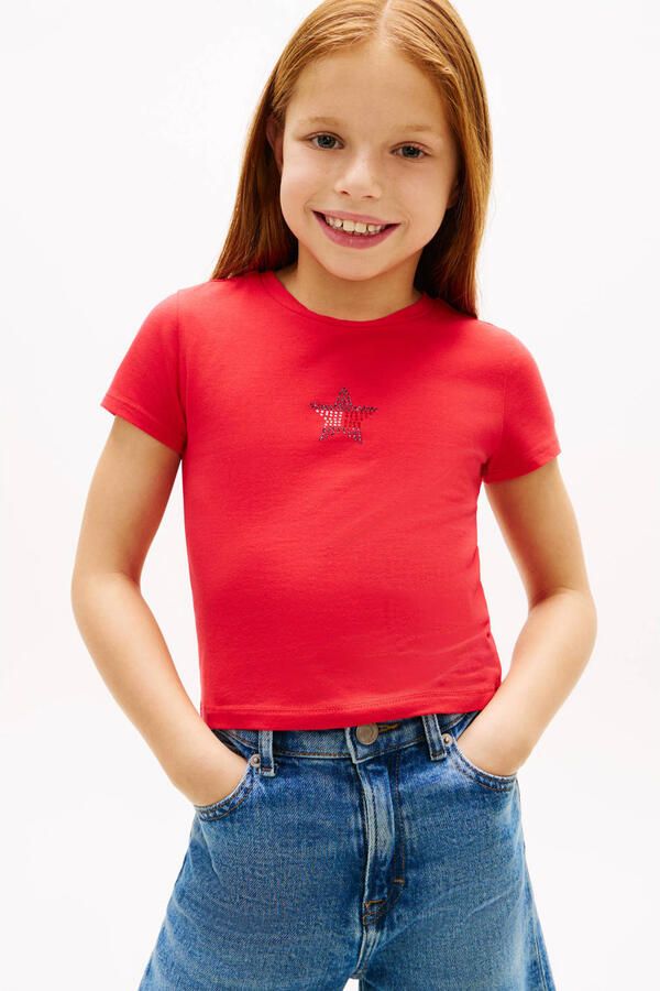 Tommy Hilfiger T-shirt Korte Mouw KG0KG09097 XK3 - Foto 2