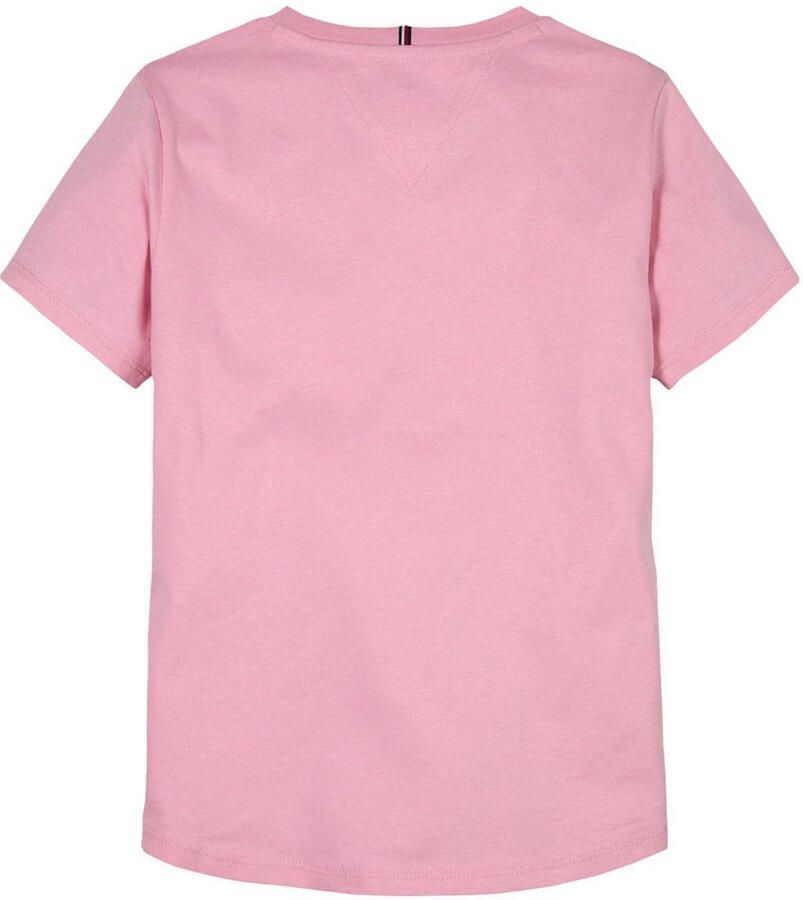 Tommy Hilfiger T-shirt TOMMY SCRIPT SLIM TEE SS met glinsterend opschrift - Foto 2