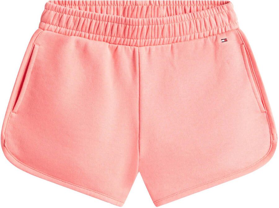 Tommy Hilfiger T-shirt + sweatshort roze wit - Foto 2