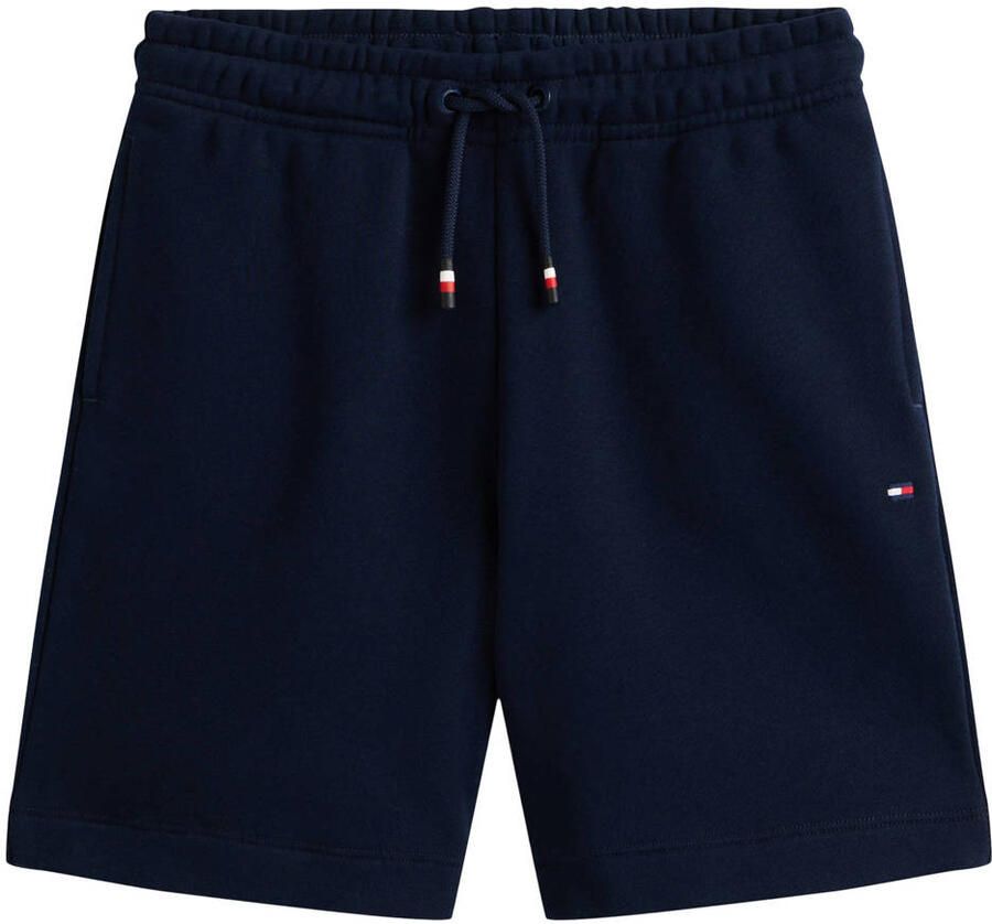 Tommy Hilfiger T-shirt + sweatshort wit donkerblauw - Foto 2