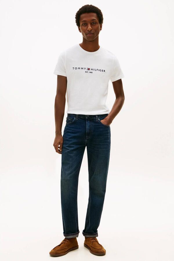 Tommy Hilfiger Wit Print T-shirt Mannen Herfst Winter White Heren - Foto 5