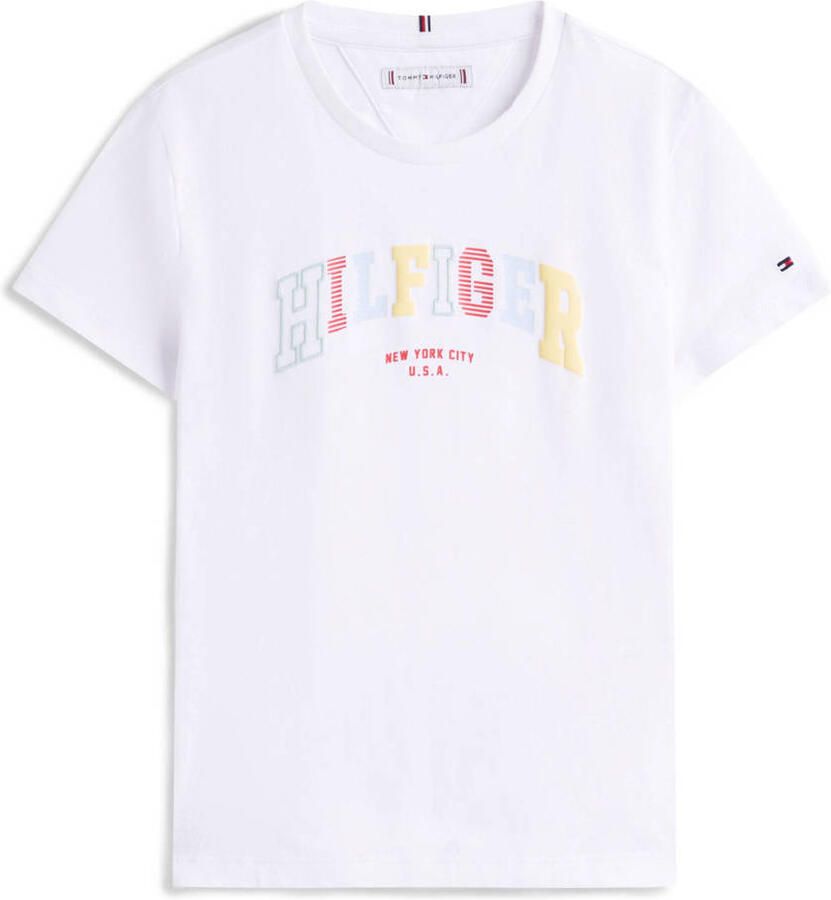 Tommy Hilfiger Teens T-shirt met labelstitching model 'VARSITY' - Foto 3