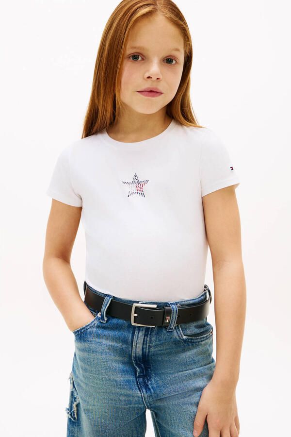 Tommy Hilfiger T-shirt Korte Mouw KG0KG09097 YBR - Foto 3