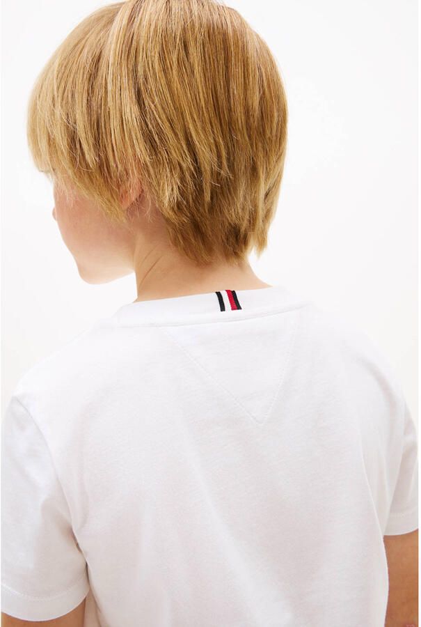 TOMMY HILFIGER Jongens Polo's & T-shirts Monogram Graphic T-shirt Gebroken Wit - Foto 4