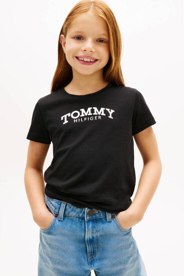 Tommy Hilfiger T-shirt zwart - Foto 3