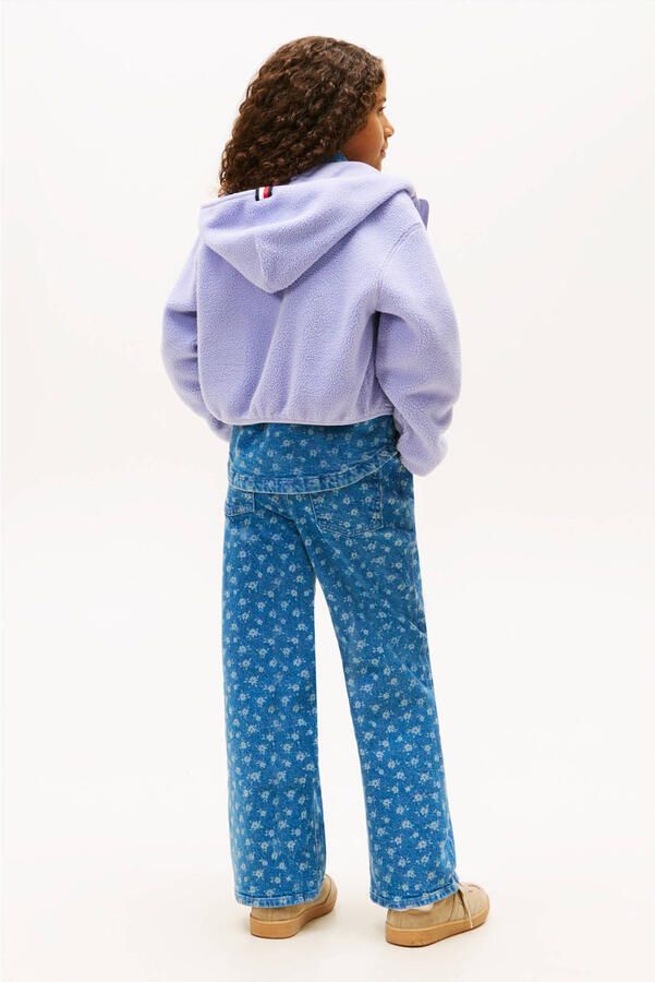 Tommy Hilfiger Teens Regular fit sweatjack in de look van teddybont - Foto 2
