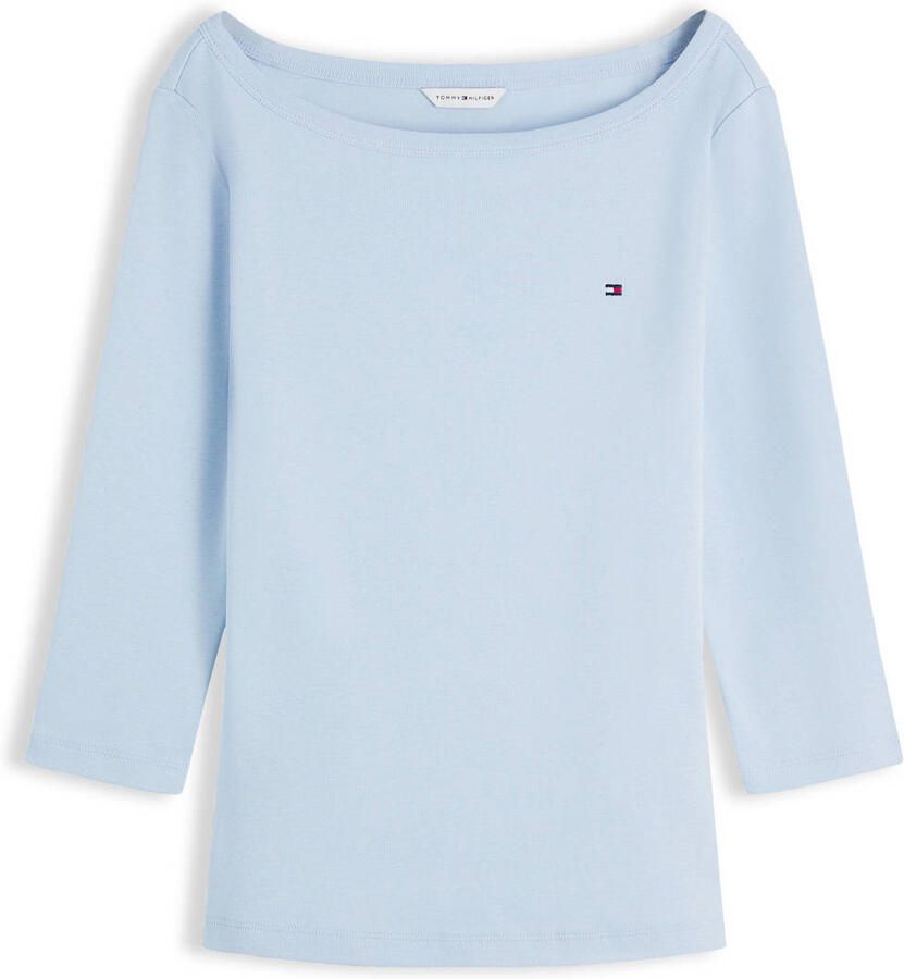 Tommy Hilfiger regular fit 3 4-shirt van puur katoen