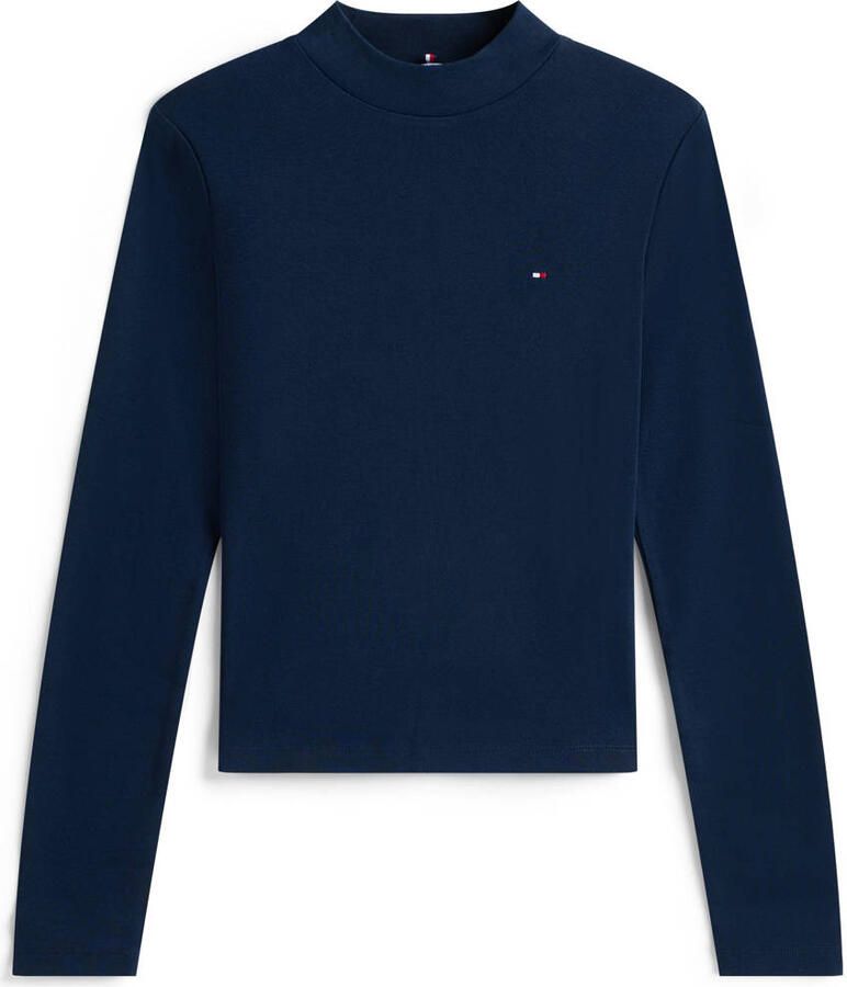 Tommy Hilfiger Slim fit shirt met lange mouwen van puur katoen