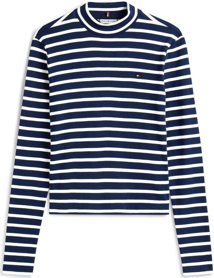 Tommy Hilfiger Slim fit shirt met lange mouwen van puur katoen