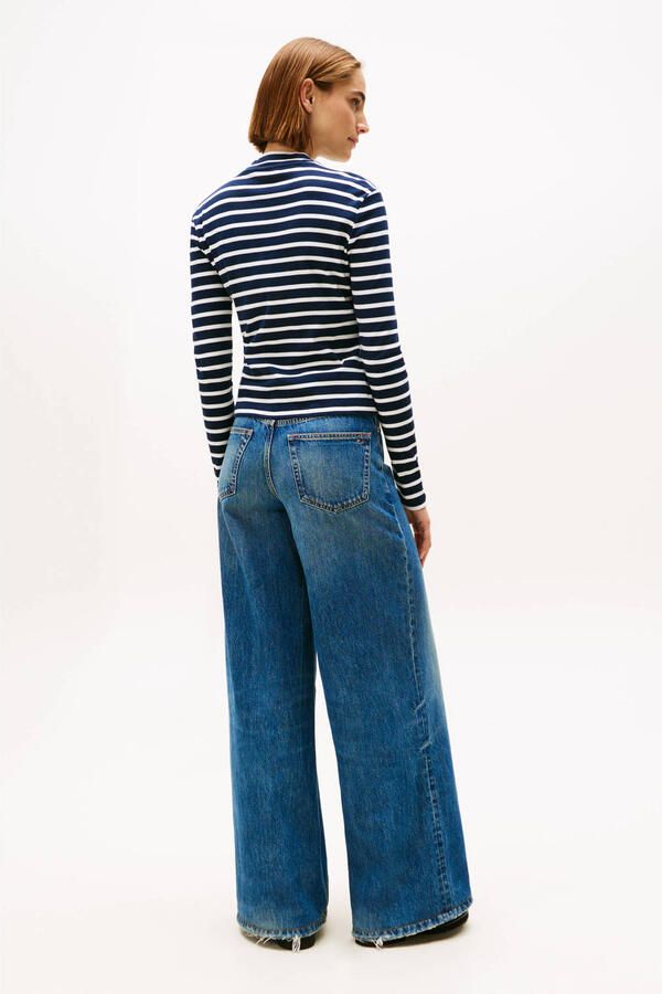 Tommy Hilfiger Slim fit shirt met lange mouwen van puur katoen