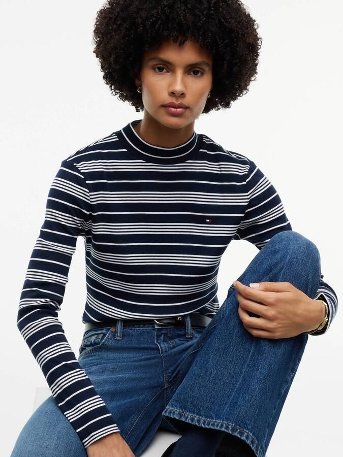 Tommy Hilfiger slim fit shirt met lange mouwen van puur katoen - Foto 2