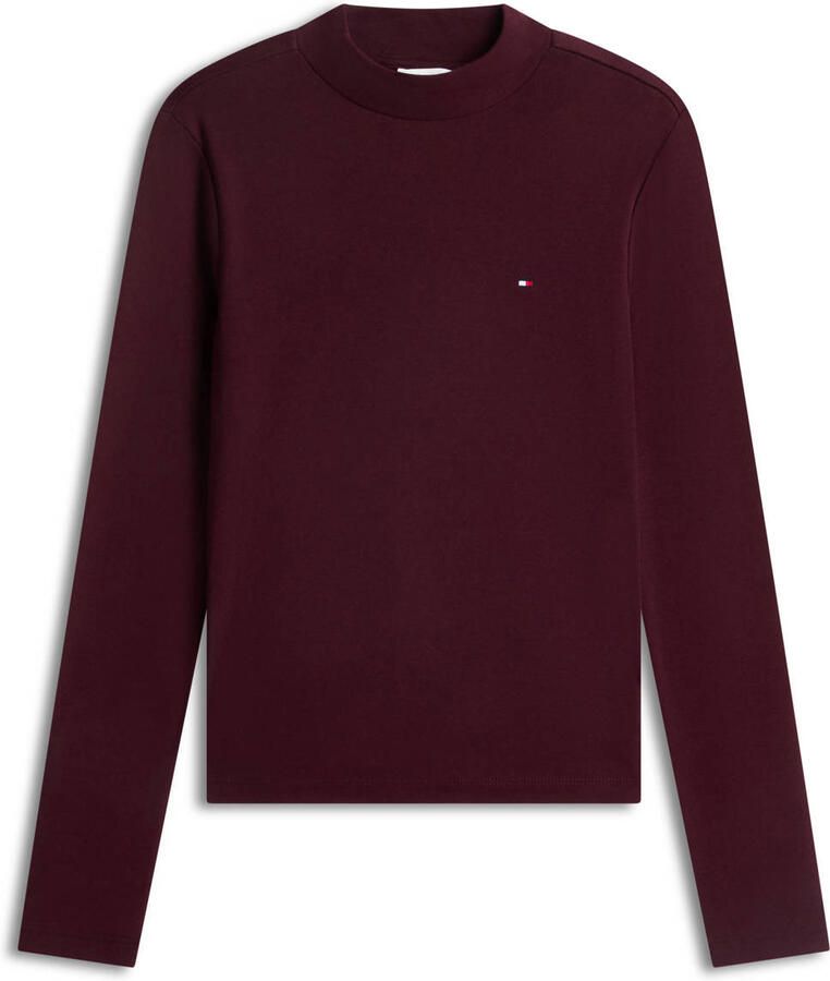 Tommy Hilfiger slim fit shirt met lange mouwen van puur katoen