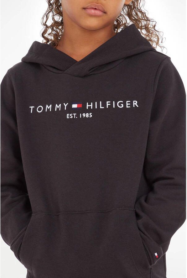 Tommy Hilfiger Hoodie ESSENTIAL HOODIE Kinderen Kids Junior MiniMe voor en - Foto 3