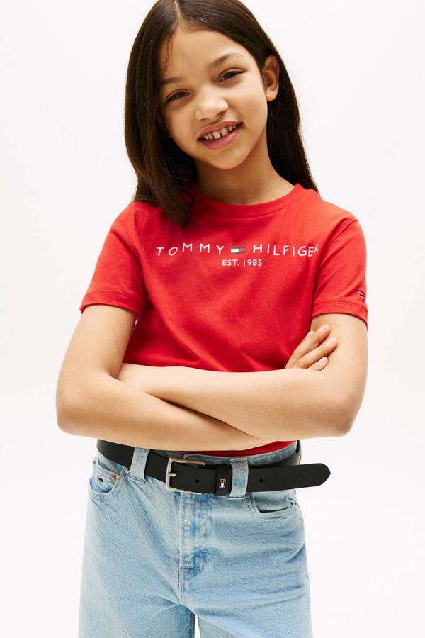 Tommy Hilfiger T-shirt ESSENTIAL TEE Kinderen Kids Junior MiniMe voor jongens en meisjes