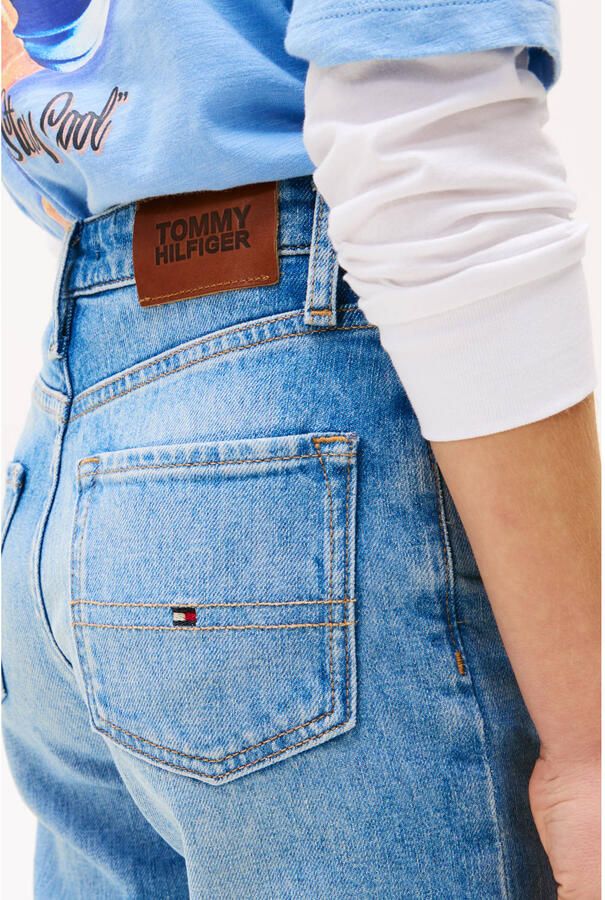 Tommy Hilfiger Stretch jeans SKATER LIGHT WASH DENIM voor kinderen tot 16 jaar skater-vorm
