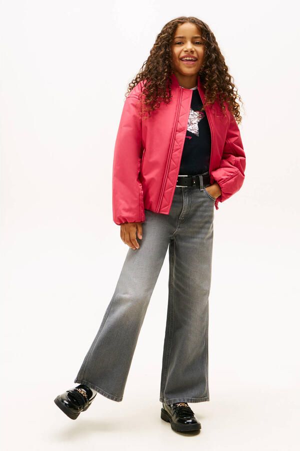 Tommy Hilfiger wide leg jeans grey denim - Foto 3