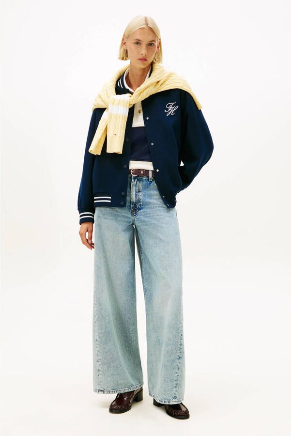 Tommy Hilfiger wide leg jeans light blue denim - Foto 2