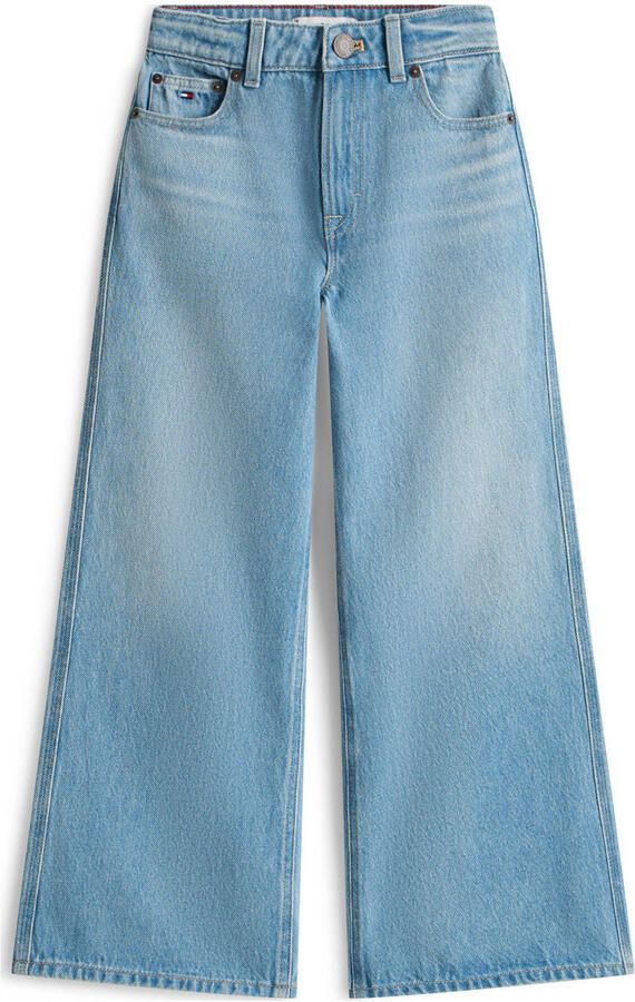 Tommy Hilfiger Teens Wide leg jeans van puur katoen