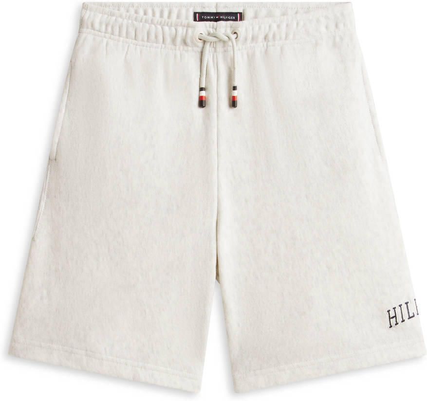 TOMMY HILFIGER Jongens Broeken Hilfiger Varsity Wide Sweatshort Lichtgrijs - Foto 3