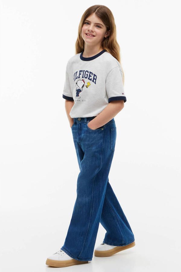 Tommy Hilfiger x Peanuts Snoopy T-shirt grijs melange - Foto 3