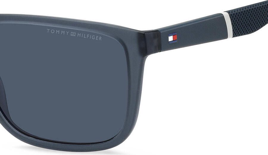 Tommy Hilfiger Blauwe Matte Zonnebril TH 2043 S Ipq(Ku) Blue Unisex - Foto 2