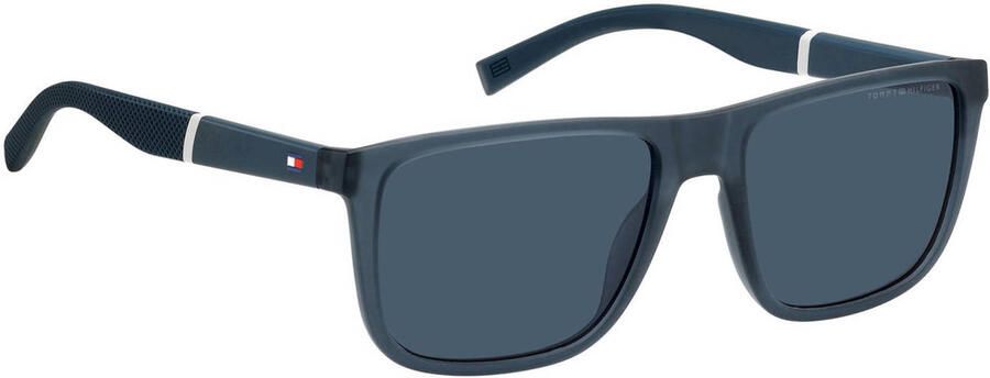 Tommy Hilfiger Blauwe Matte Zonnebril TH 2043 S Ipq(Ku) Blue Unisex - Foto 3