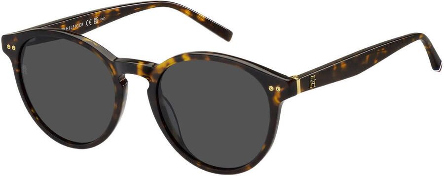 Tommy Hilfiger zonnebril met tortoise print TH 2159 S bruin
