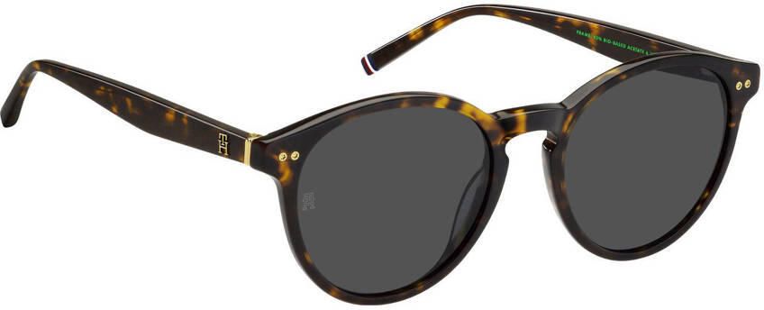 Tommy Hilfiger zonnebril met tortoise print TH 2159 S bruin - Foto 2