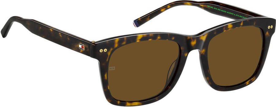 Tommy Hilfiger zonnebril met tortoise print TH 2184 S bruin - Foto 3