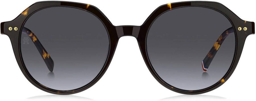 Tommy Hilfiger zonnebril TH 2212 S met tortoise print bruin - Foto 2