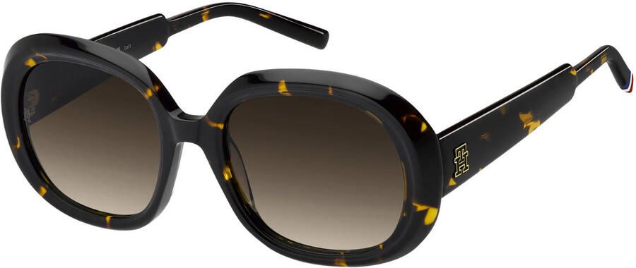 Tommy Hilfiger zonnebril TH 2284 S met tortoise print bruin