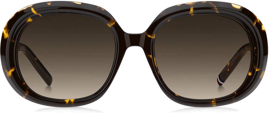 Tommy Hilfiger zonnebril TH 2284 S met tortoise print bruin - Foto 3