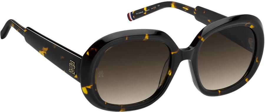 Tommy Hilfiger zonnebril TH 2284 S met tortoise print bruin - Foto 2