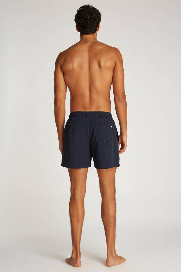 TOMMY HILFIGER Heren Zwembroeken Medium Drawstring Donkerblauw - Foto 3