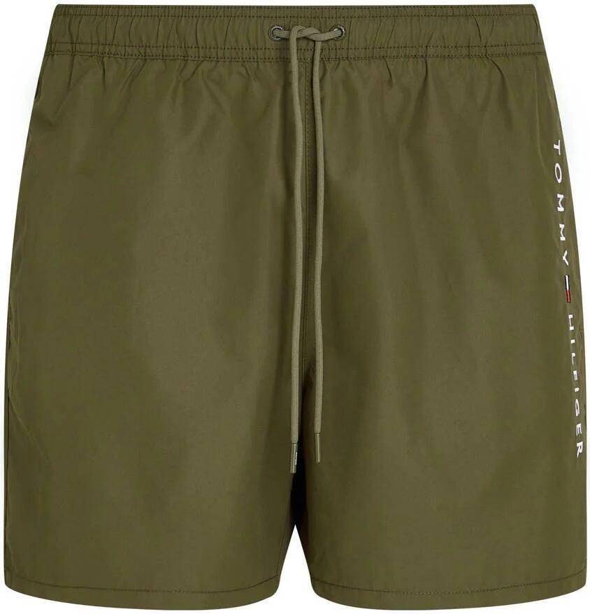 Tommy Hilfiger Swimwear Zwemshort MEDIUM DRAWSTRING met logoborduring op de heup - Foto 3