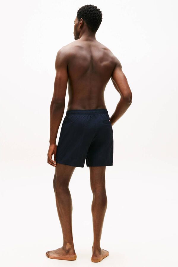 TOMMY HILFIGER UNDERWEAR Tommy Hilfiger Heren Zwembroeken Medium Drawstring Zip Pocket Donkerblauw - Foto 6