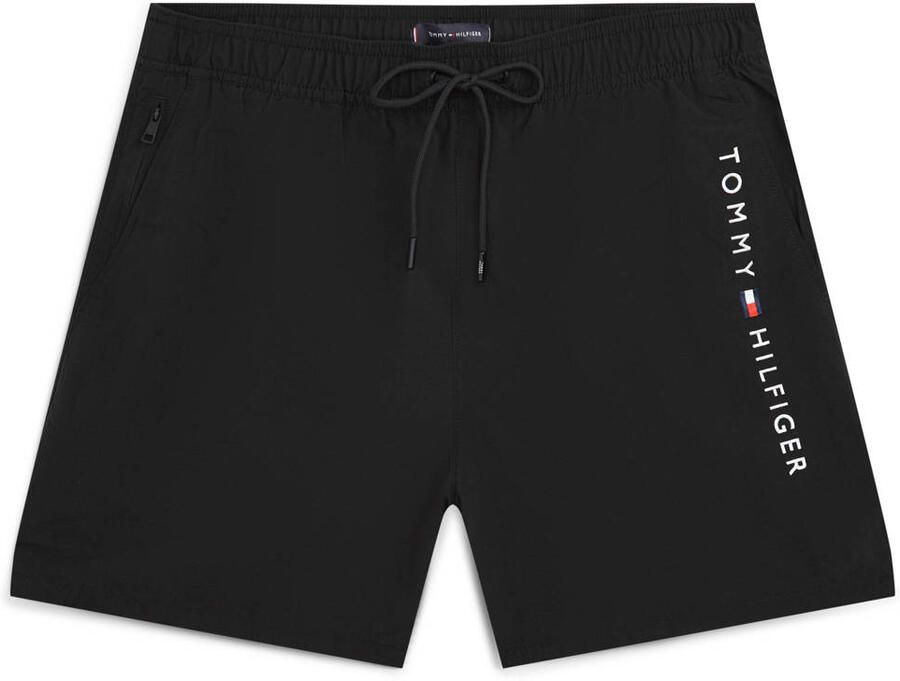 Tommy Hilfiger zwemshort met logo zwart