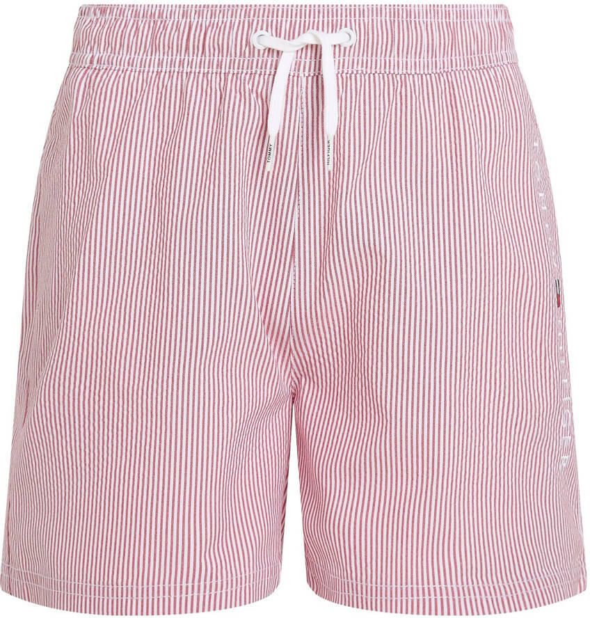 Tommy Hilfiger zwemshort rood wit