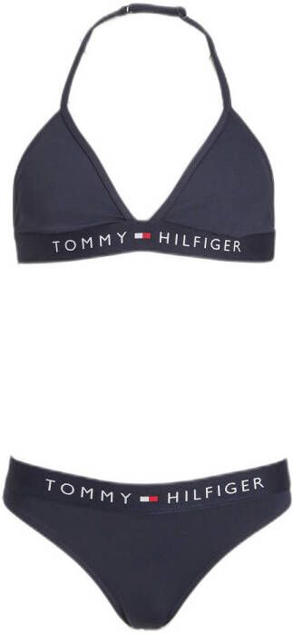 Tommy Hilfiger triangel bikini donkerblauw