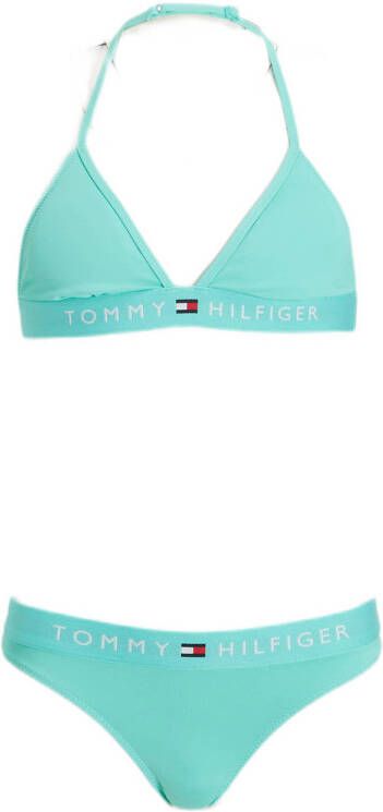 Tommy Hilfiger Swimwear Triangelbikini TRIANGLE SET met tommy hilfiger merklabel (set 2 stuks)