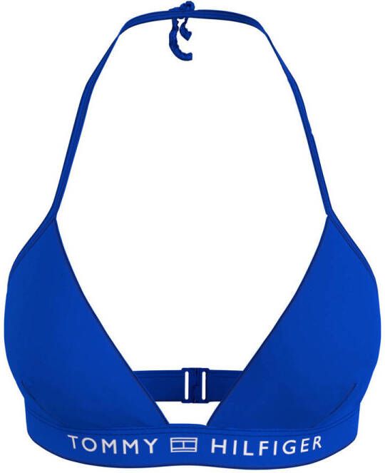 Tommy Hilfiger triangel bikinitop blauw